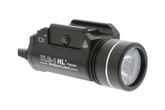The TLR-1 HL by streamlight weapon mounted light is designed to fit on AR15 rifles or handguns
